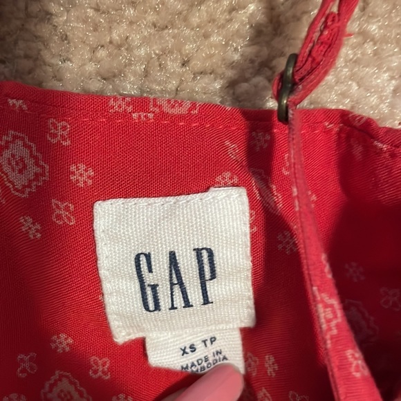 Gap- Summer dress in tomato red. - Picture 3 of 4